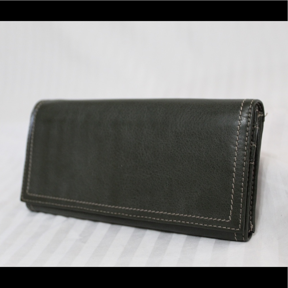 Hunter Green Tignanello Wallet